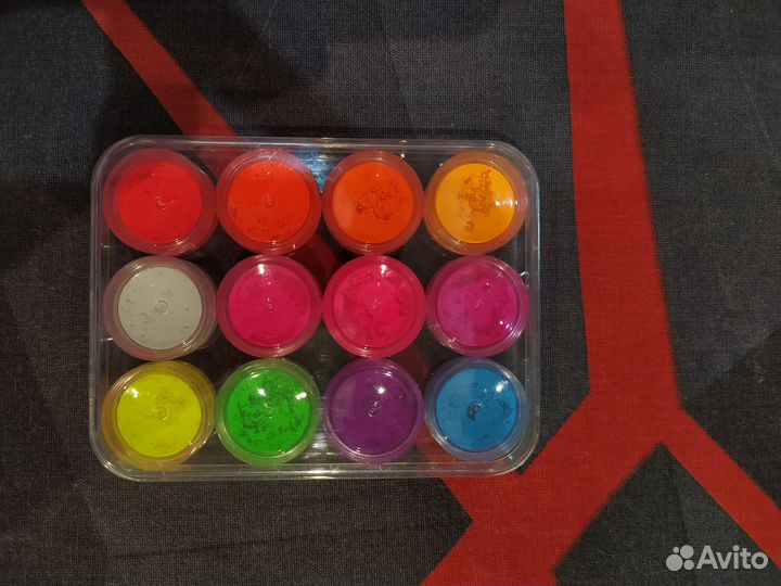 Неоновые пигменты для лица и тела