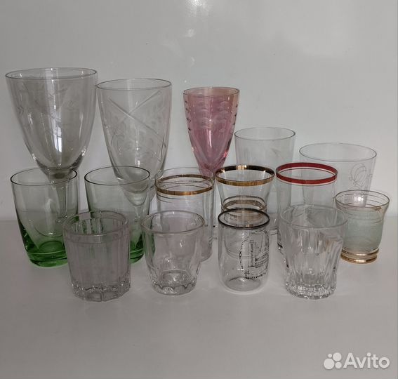 Стаканы, стопки, рюмки СССР