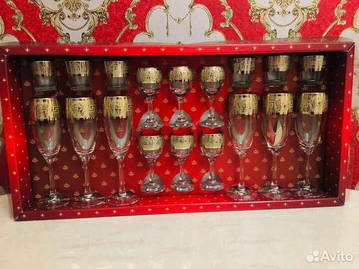 Versace набор шампанское,водка,настойка