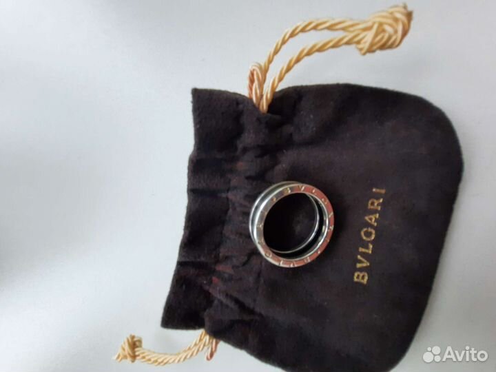 Bvlgari кольцо мужское