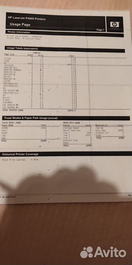 Принтер лазерный HP P3005
