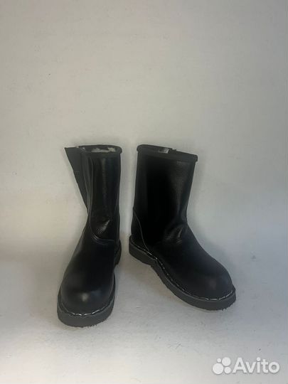 Сапоги кожаные