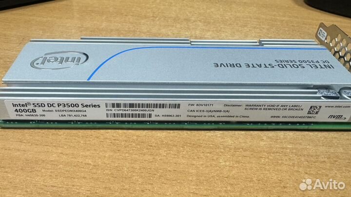 SSD диск для серверов Intel DC P3500, 400Gb