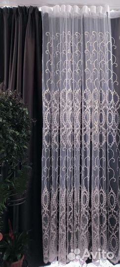 Тюль корд новый на ленте