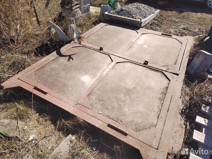 Ворота гаражные металлические бу