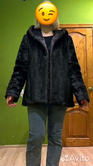 Шуба женская искуственная под норку