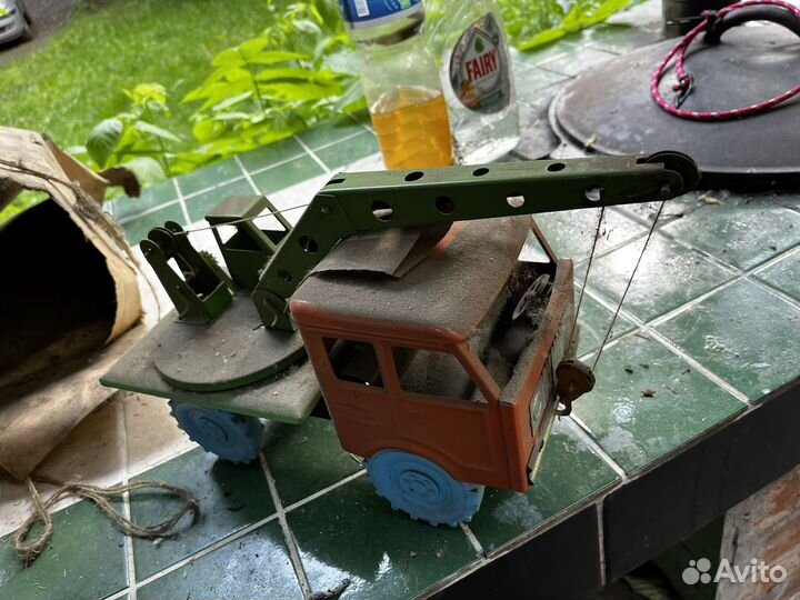 Маз-АВТОКРАН игружка советская в коробке