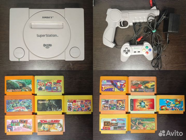 Simba's SuperStation, пистолет, 14 картриджей