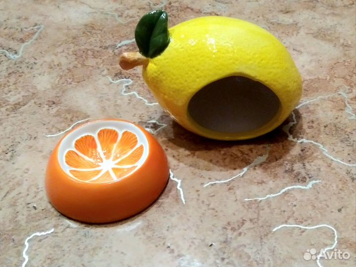 Домик, кормушка, колесо для грызунов