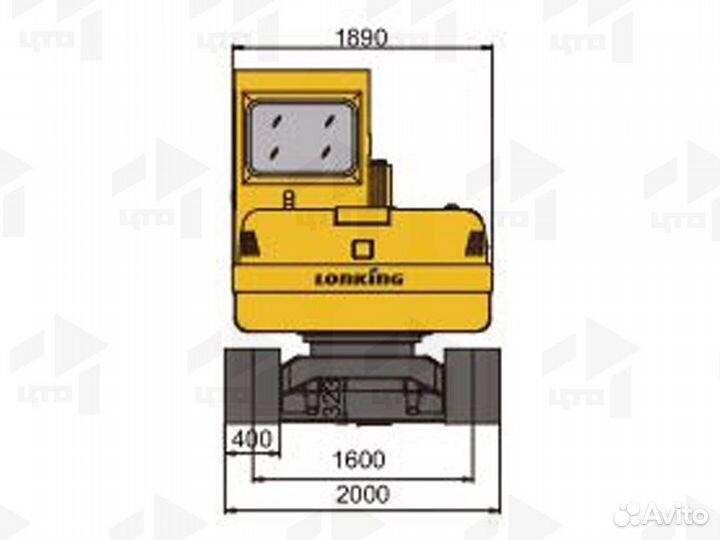 Мини-экскаватор Lonking CDM6060, 2024