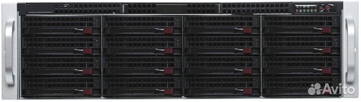 Сервер 3U Supermicro, 16 дисков, 2 х Xeon и до 1Тб
