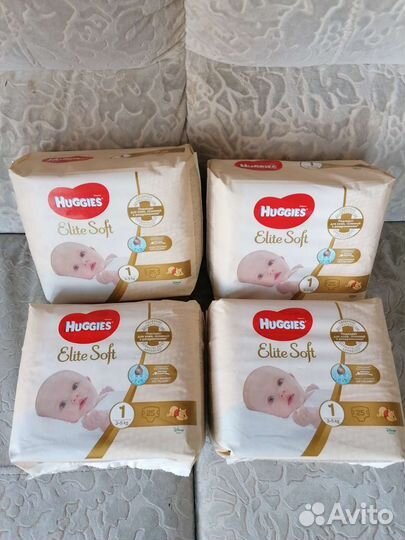 Подгузники для новорожденных хаггис элит софт 1