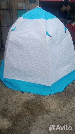 Палатка зимняя зонт три слоя двух местная