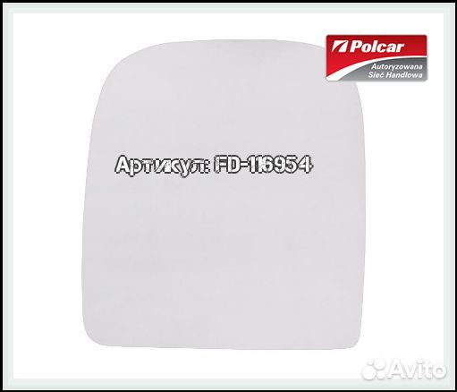 Стекло правого зеркала Fiat Doblo