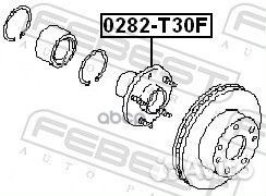 Ступица колеса перед прав/лев 0282-T30F Febest