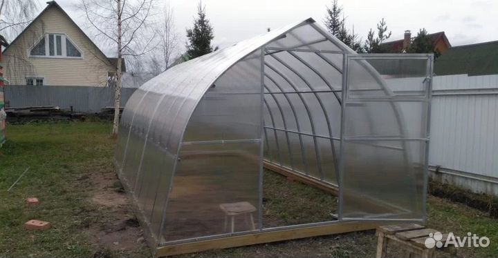 Теплица Горка с поликарбонатом 4мм