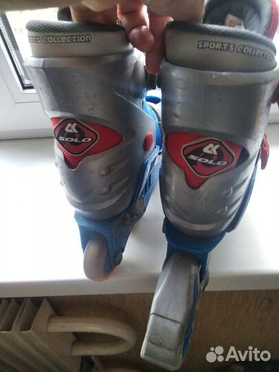 Роликовые коньки детские раздвижные 31-34