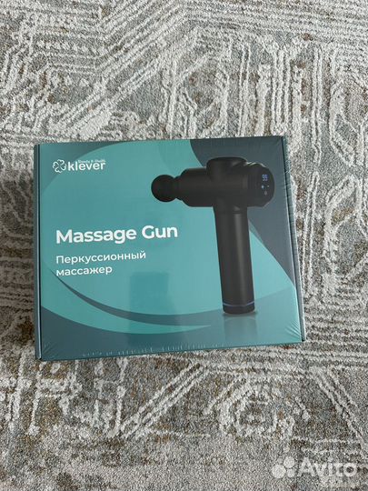 Перкусионный массажер Klever B&H 6 насадок новый