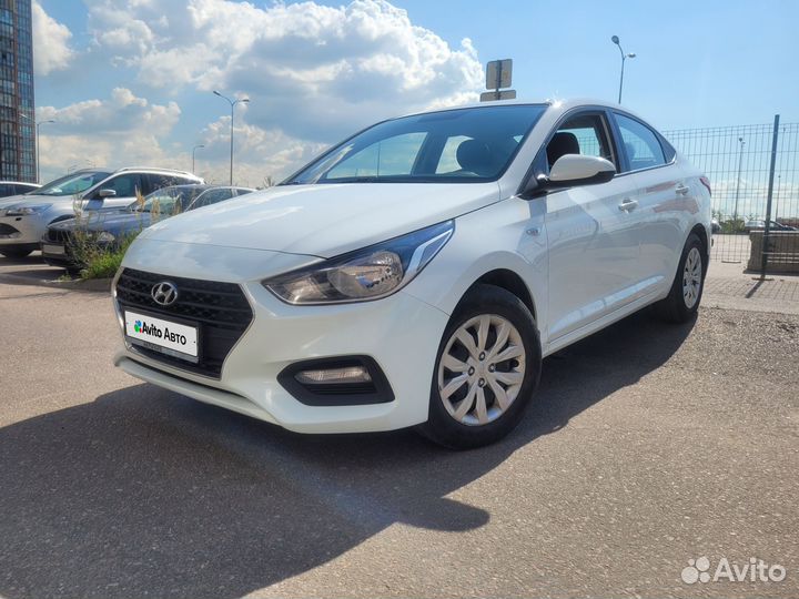 Hyundai Solaris 1.4 МТ, 2018, 84 000 км