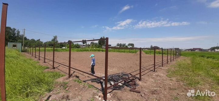 Сваи заборные