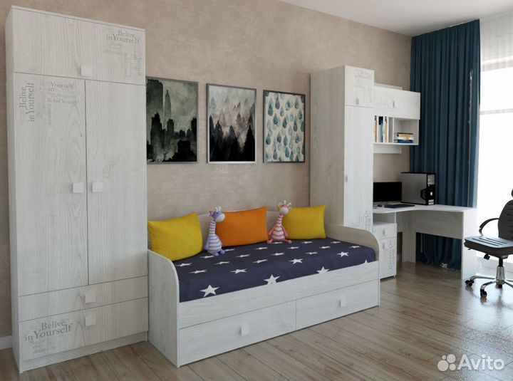 Детская кровать 90х200