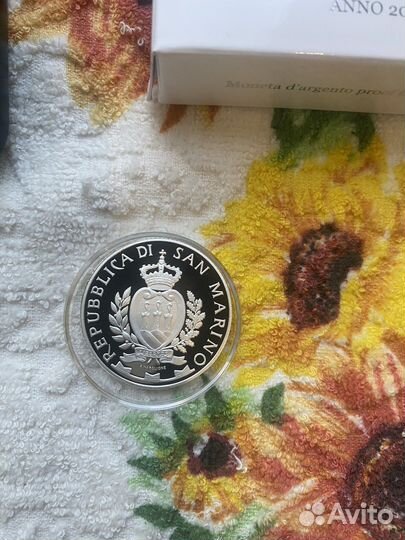 Монета Сан-Марино 2014 серебро