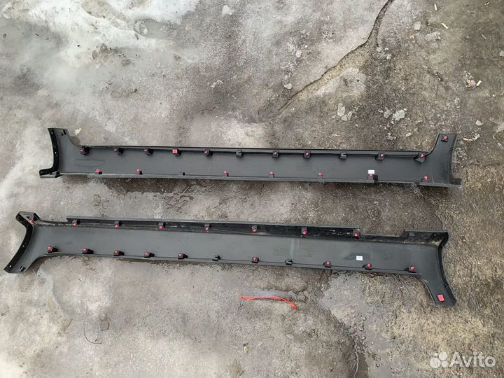 Накладки на пороги киа