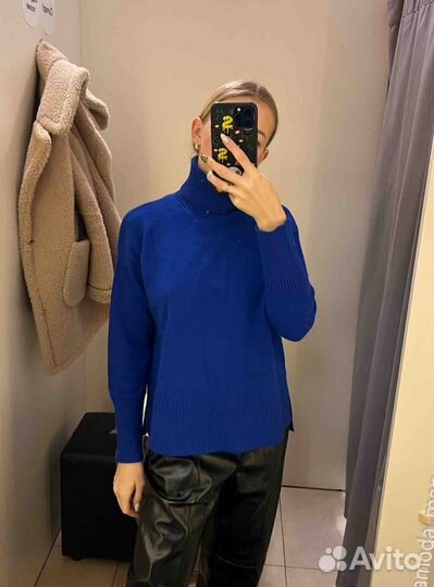 Свитер zarina синий