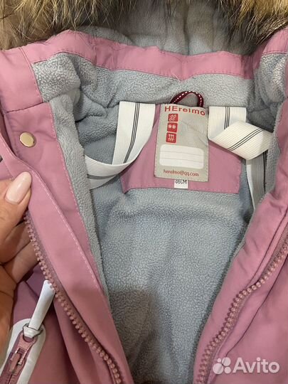 Зимний комбинезон для девочки 86