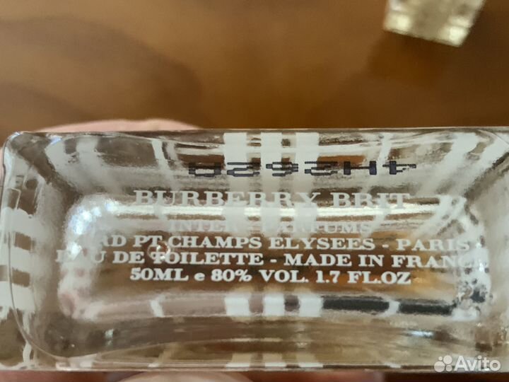 Туалетная вода burberry brit 50 ml