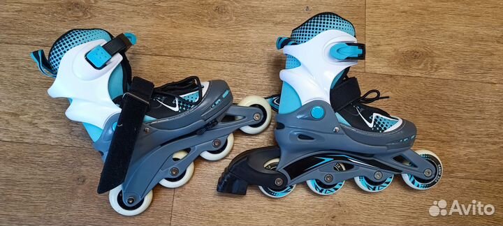 Роликовые коньки раздвижные, р-р 30-33