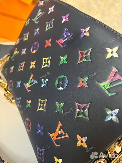 Сумка женская louis vuitton кожаная через плечо