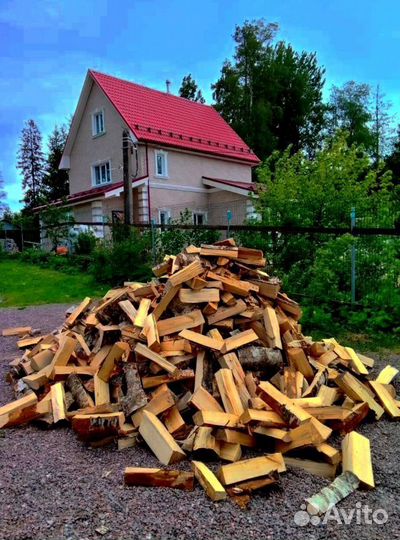 Дрова колотые Береза