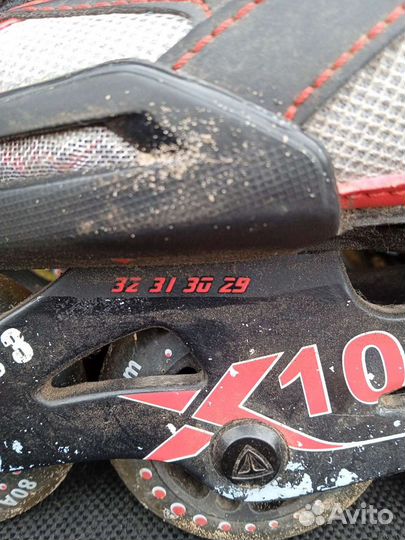 Роликовые коньки детские раздвижные размер 29-32