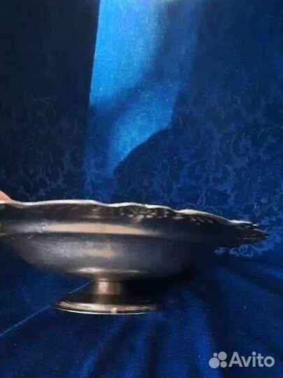 Ваза для фруктов на ножке СССР