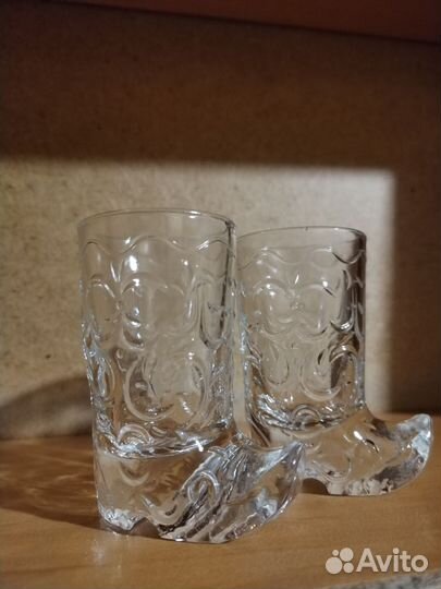 Стопки сапоги хрустальные СССР