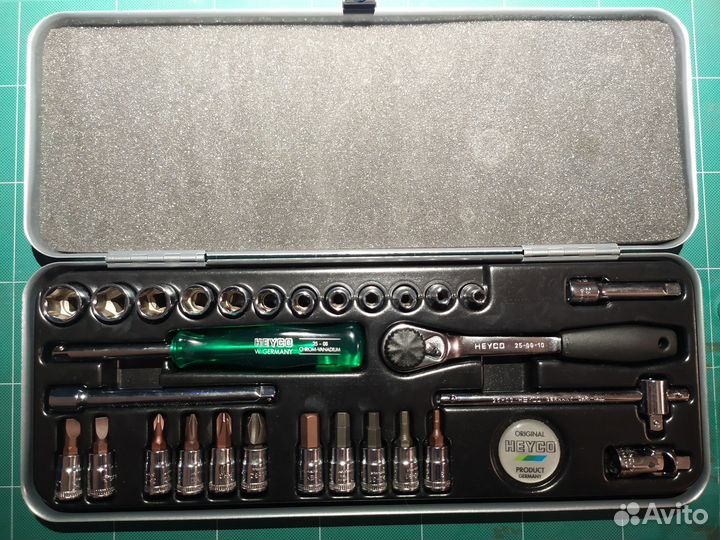 Heyco Набор торцевых головок 1/4