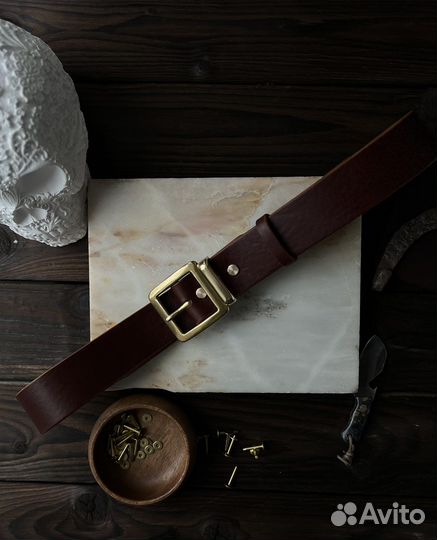 Ремень мужской натуральная кожа