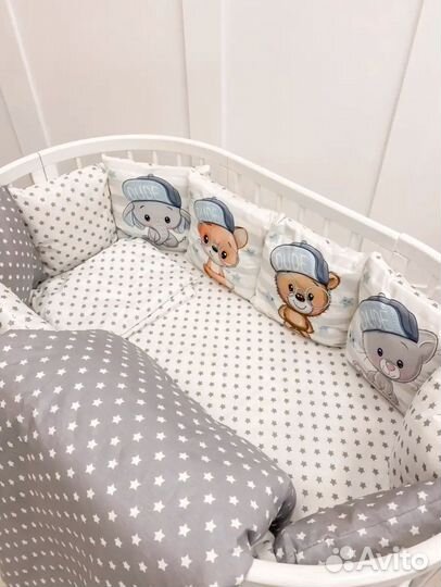 Бортики в детскую кроватку