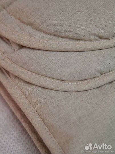 Одеяла стеганые льняные