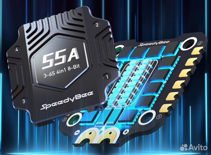 Полётный контpоллер SрeеdyBеe F405 V4 + ESC 55 A