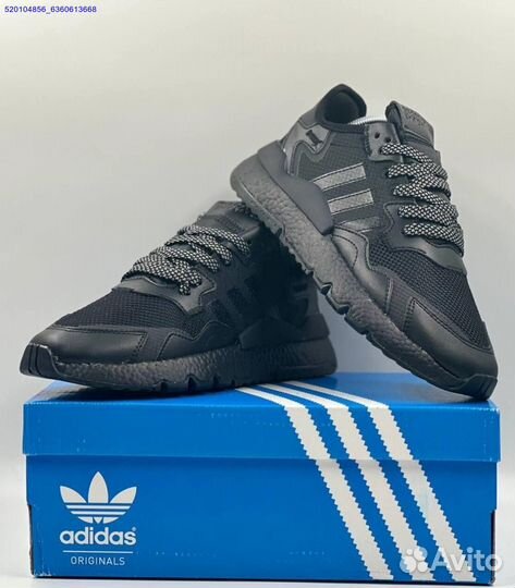 Кроссовки Adidas Nite Jogger Black (Арт.49147)