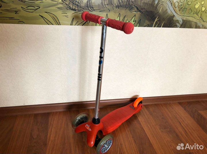 Самокат детский трехколесный бу микро оригинал