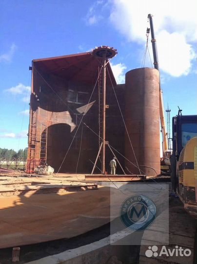 Резервуар от завода 25 м3 и более. рвс