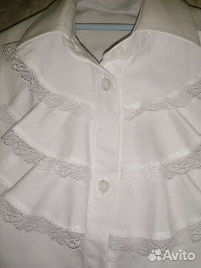 Рубашка для девочки 122-128
