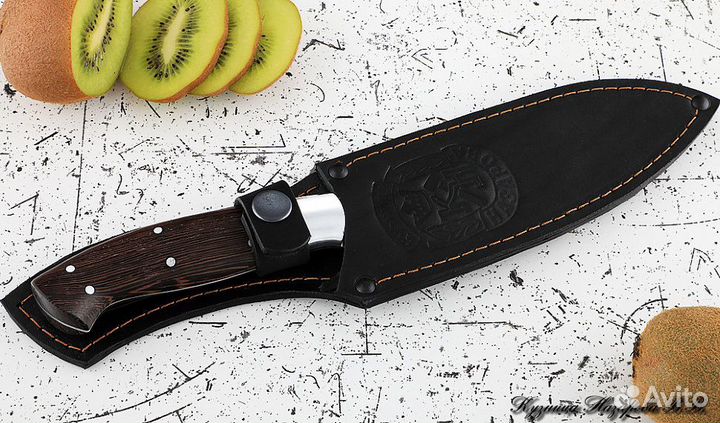 Кухонный нож № 10 сталь 95Х18 рукоять дюраль венге