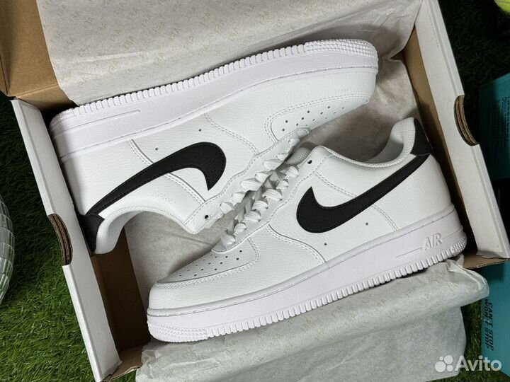 Nike air force 1 white black Оригинал