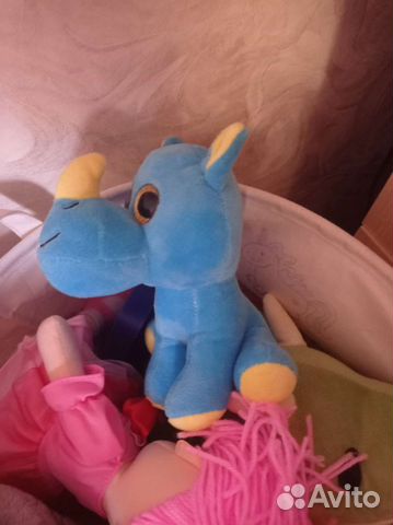 Игрушка бегемот. Пакетом