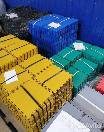 Модульная плитка пвх для гаража