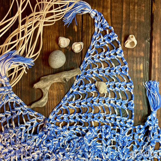 Шаль ручной работы